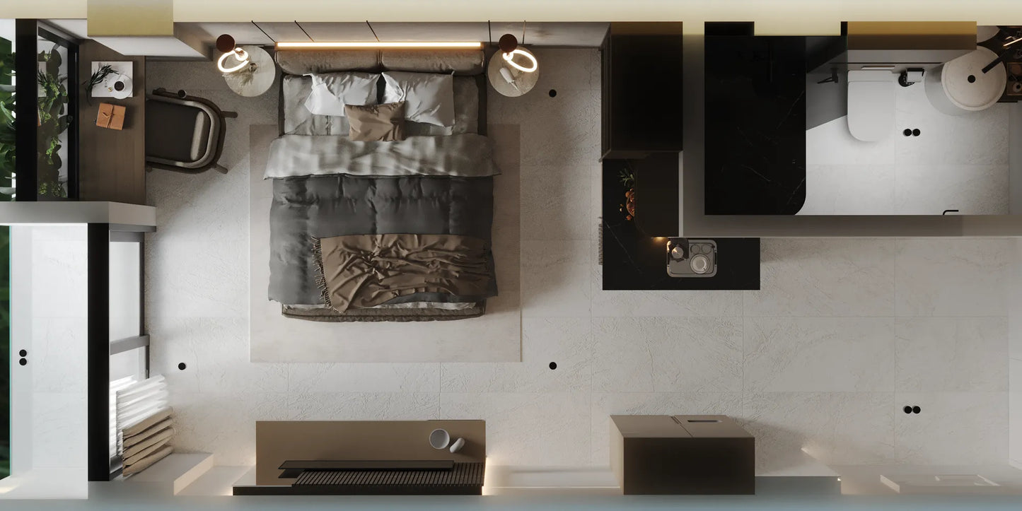2BR Pererenan Eco Lofts 2 Block (Canggu)