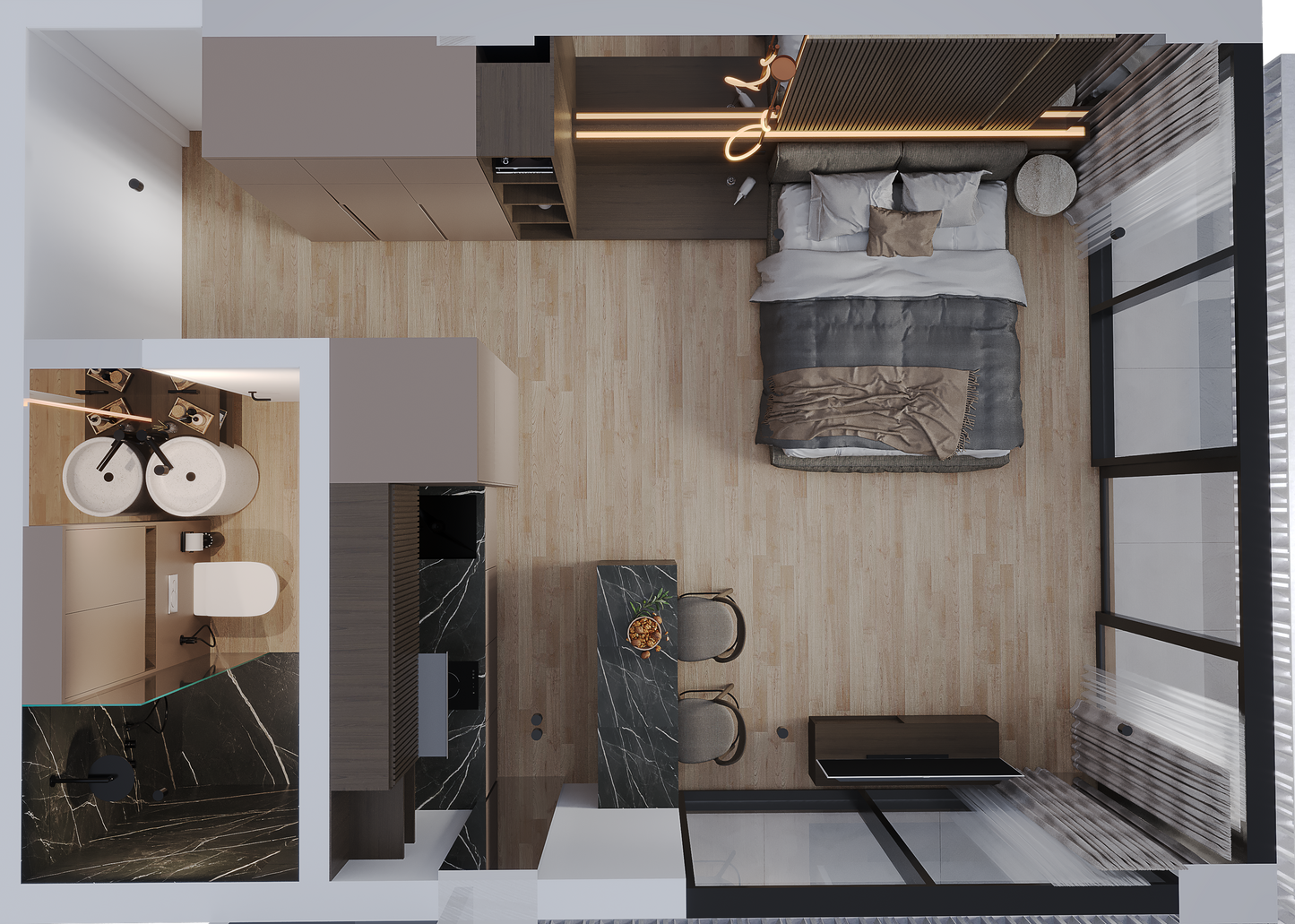 1BR Pererenan Apartments (Canggu)