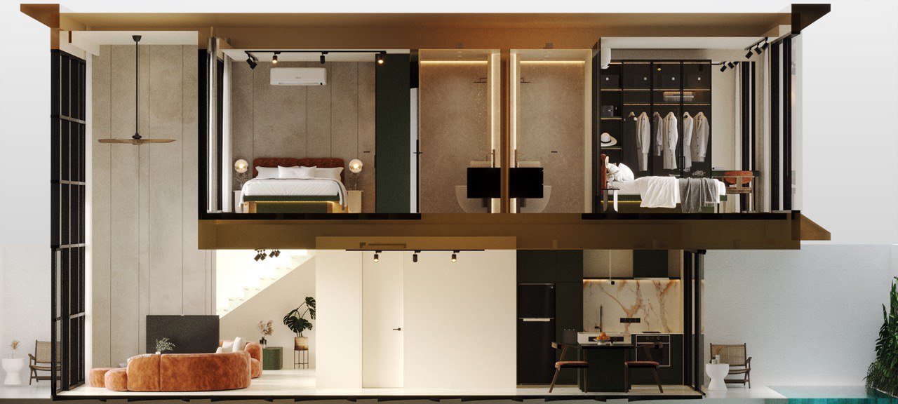 2BR Pererenan Eco Smart Villas (Canggu)