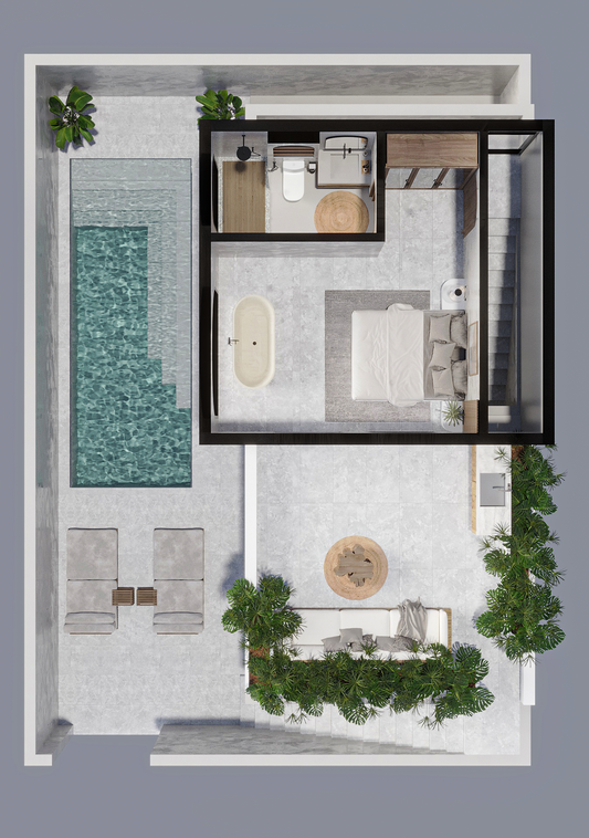 2BR Nusa Dua Villa Private Pool & Rooftop