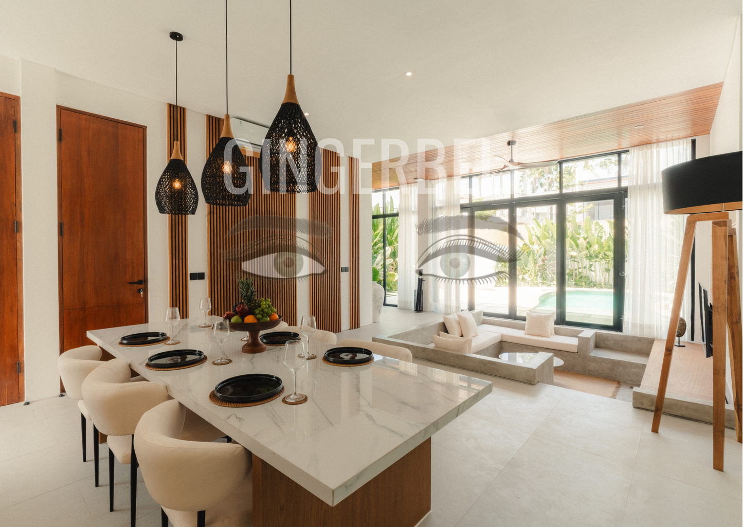 3BR Batu Bolong Villa Rooftop & near Ocean (Canggu)