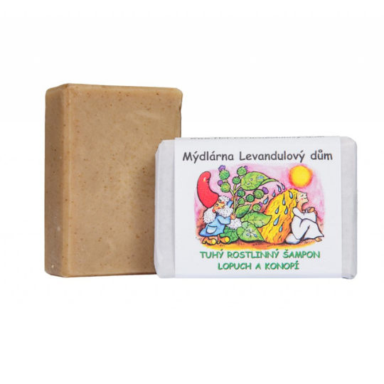 Shampoo Bar Burdock and Cannabis - Zero Waste