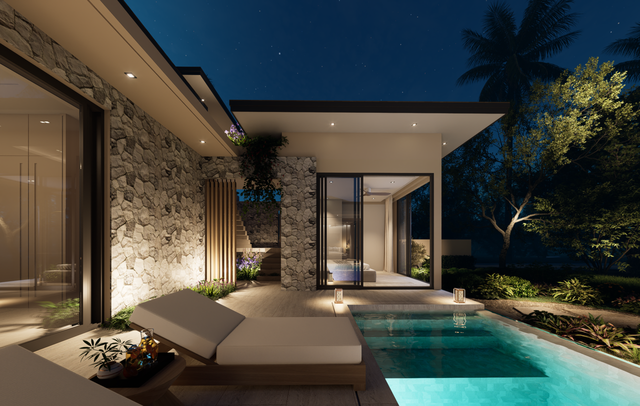 3BR Tropical Pool Villas in Chaweng, Koh Samui