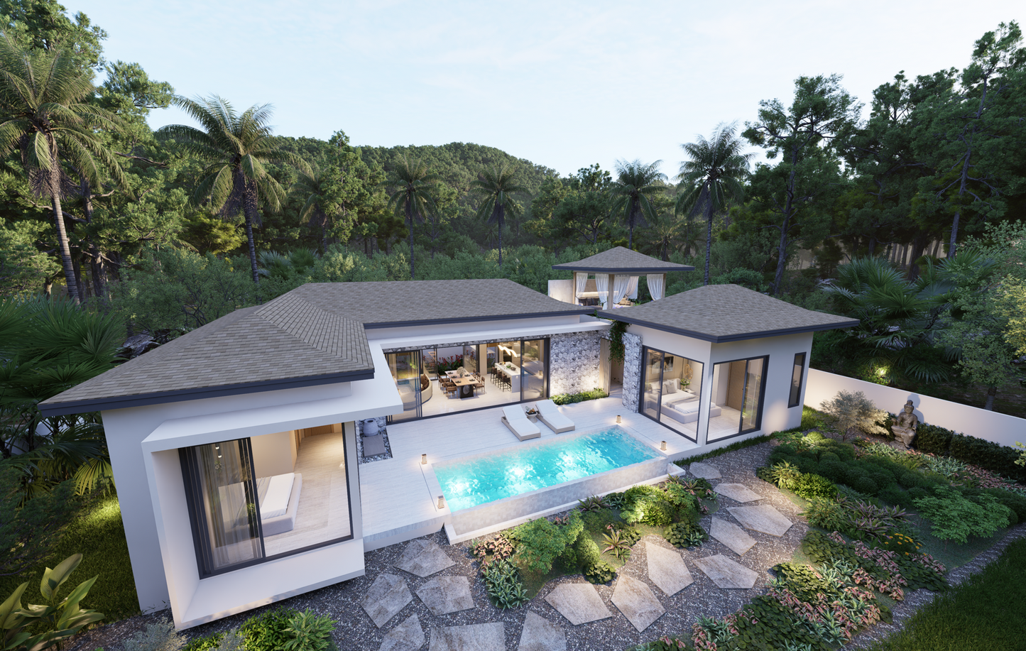 3BR Tropical Pool Villas in Chaweng, Koh Samui