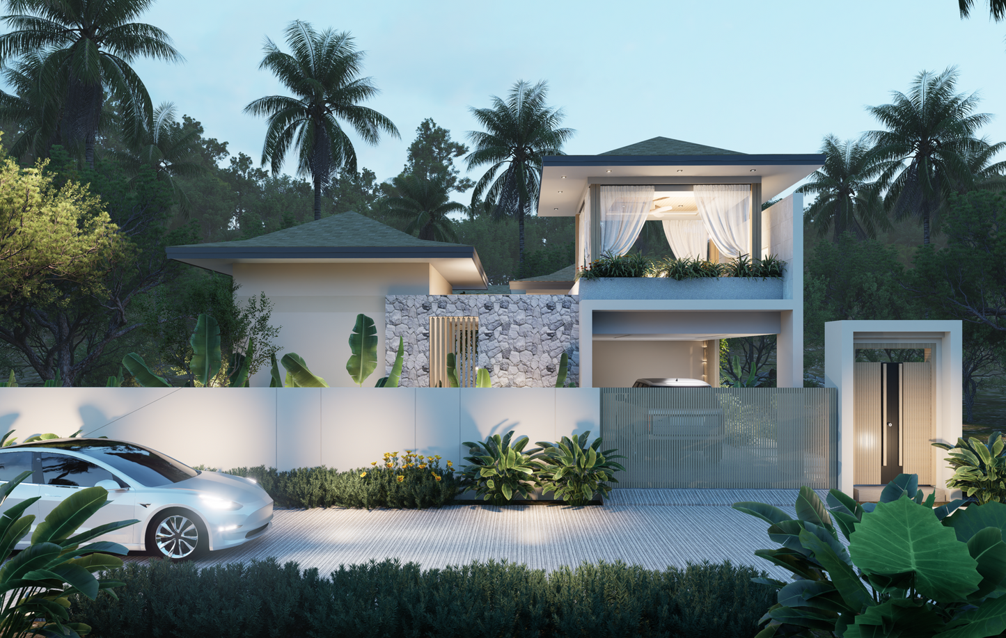 3BR Tropical Pool Villas in Chaweng, Koh Samui