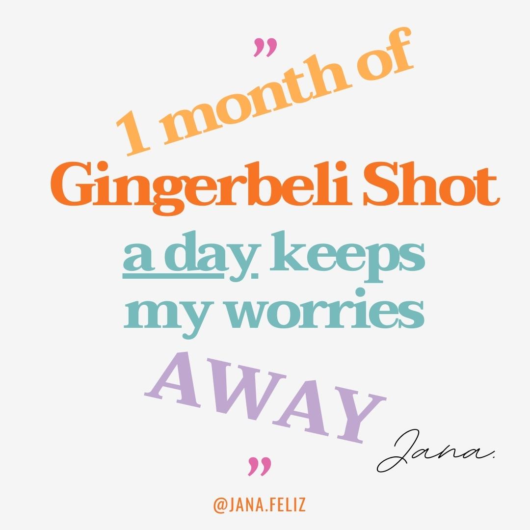 Gingerbeli Organic Ginger Shots 15 pcs