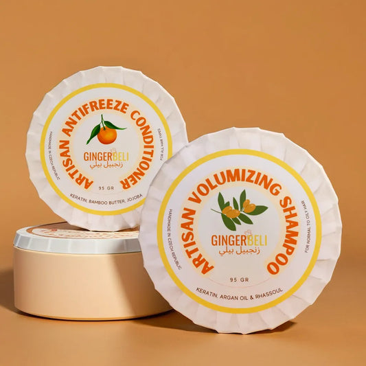 Gingerbeli Handmade Sustainable Voluziming Shampoo & Conditioner| Pack of 2