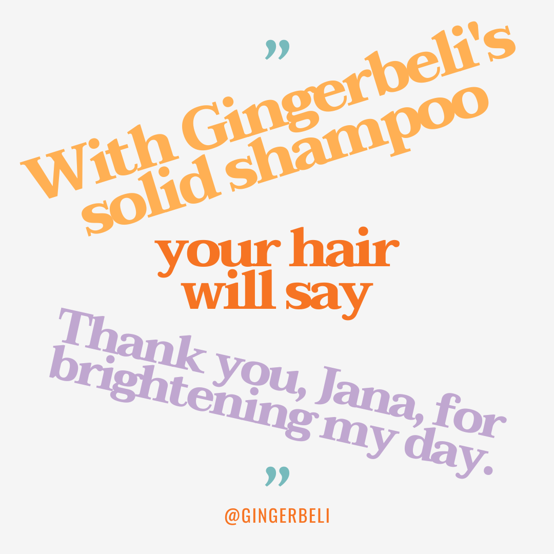 Gingerbeli Gloss & Shine Shampoo Bar | Handmade | Keratin, Orange & Lime