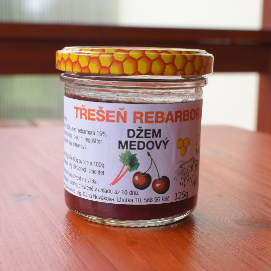 Farmer's Cherry & Rhubarb Honey Jam