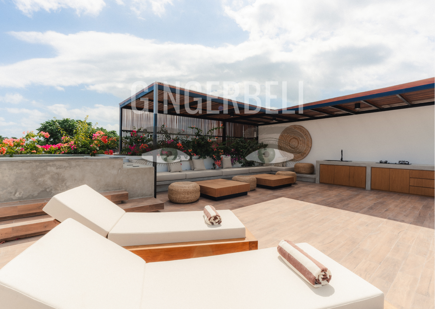 3BR Batu Bolong Villa Rooftop & near Ocean (Canggu)