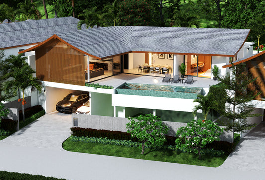 3BR Hillside Pool Villa in Koh Samui (Lamai)
