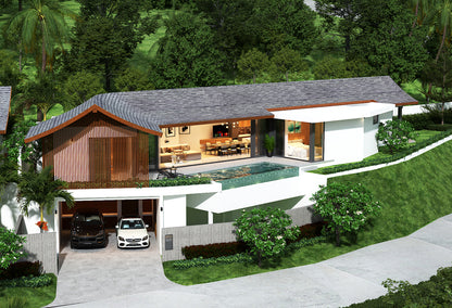 3BR Hillside Pool Villa in Thailand, Koh Samui (Lamai)