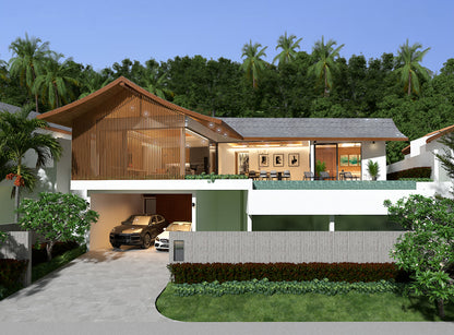 3BR Hillside Pool Villa in Thailand, Koh Samui (Lamai)