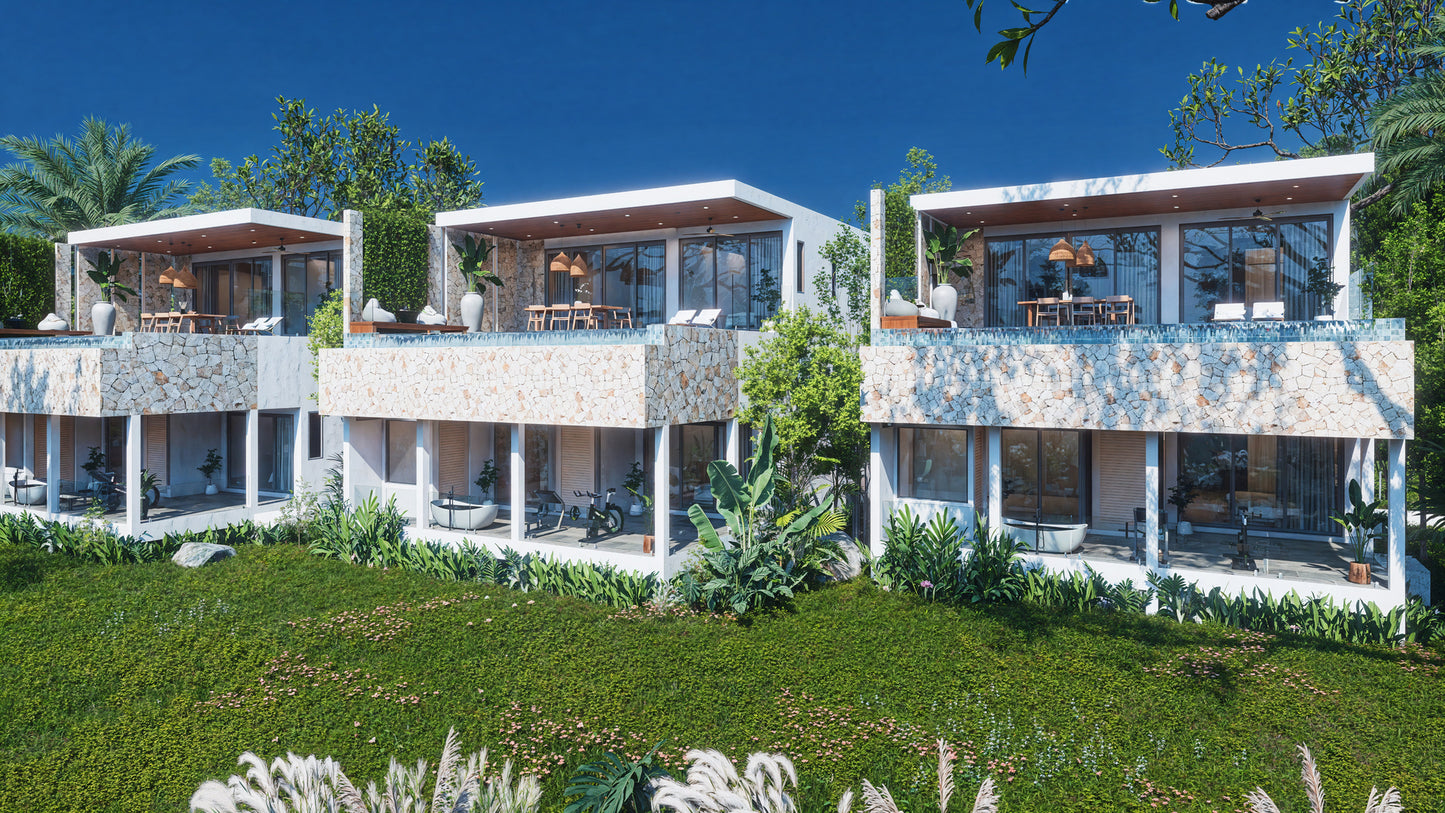 4BR Luxury Sea View Pool Villa in Thailand, Koh Samui (Lamai)