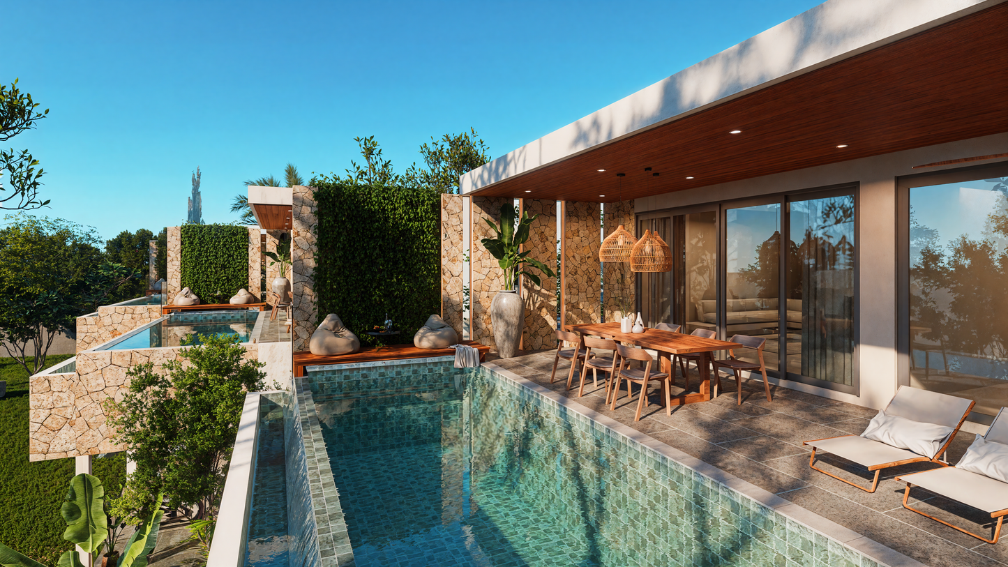 4BR Luxury Sea View Pool Villa in Thailand, Koh Samui (Lamai)